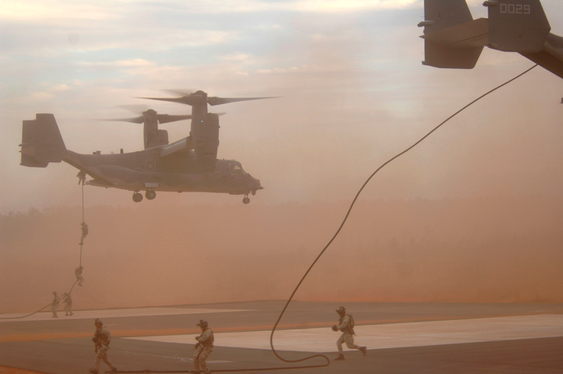 Illustration for article titled Fly Along With The USAF's Elite Special Operations CV-22 Osprey Crews